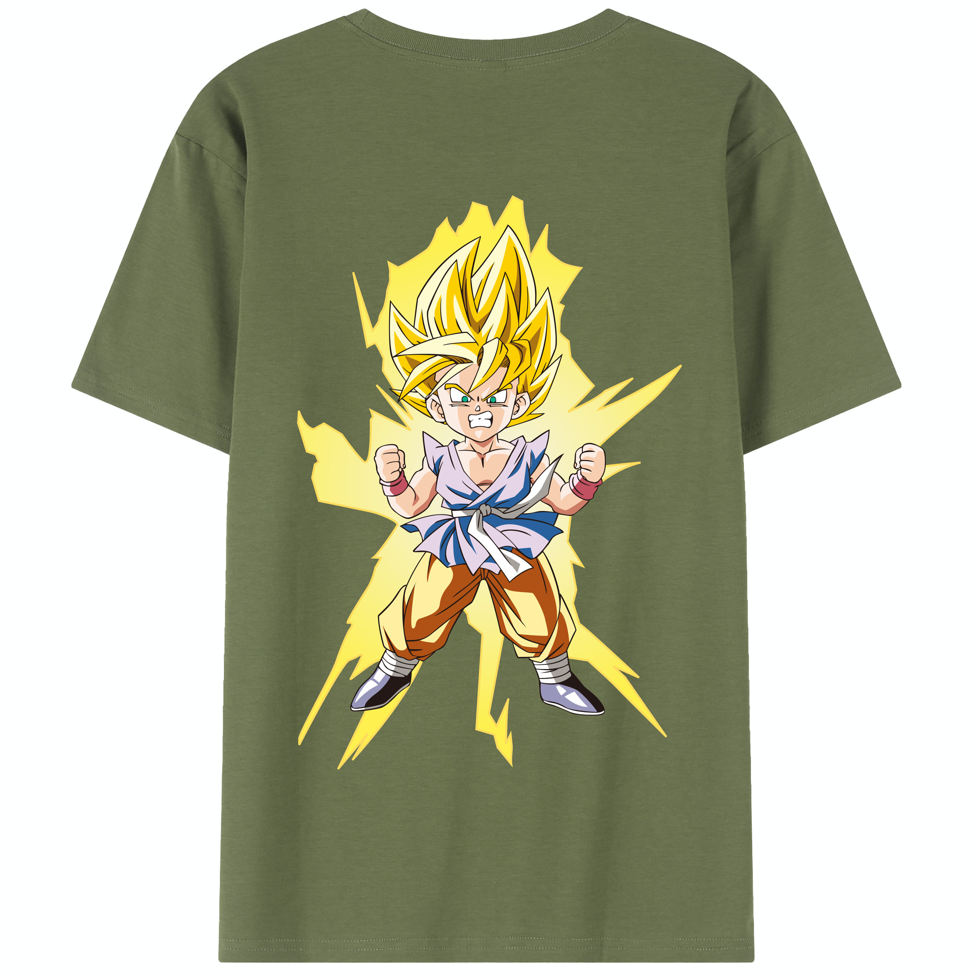 （画像用） ドラゴンボール ベジット DRAGON BALL Vegetto 綿100％半袖Tシャツ（背面プリント）